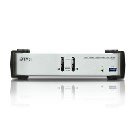 Aten CS1912 2-portowy przełącznik USB 3.0 DisplayPort KVMP™ (kable w zestawie) Aten | 2-portowy przełącznik USB 3.0 DisplayPort Aten CS1912 2-portowy przełącznik USB 3.0 DisplayPort KVMP™ (kable w zestawie) Aten | 2-portowy przełącznik USB 3.0 DisplayPort