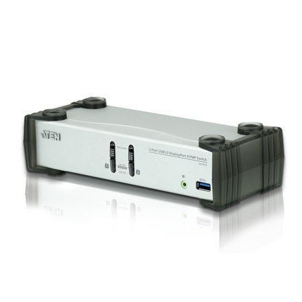 Aten CS1912 2-portowy przełącznik USB 3.0 DisplayPort KVMP™ (kable w zestawie) Aten | 2-portowy przełącznik USB 3.0 DisplayPort Aten CS1912 2-portowy przełącznik USB 3.0 DisplayPort KVMP™ (kable w zestawie) Aten | 2-portowy przełącznik USB 3.0 DisplayPort