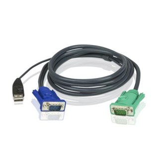Aten | Kabel KVM USB 1,8 M z 3 w 1 SPHD | 2L-5202U
