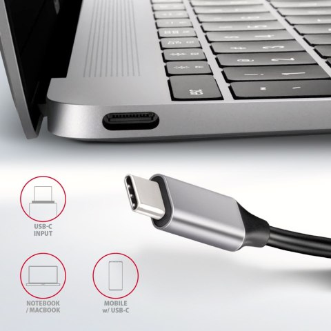 AXAGON SuperSpeed USB-C Combo 6in1 Hub | HMC-6H4A AXAGON SuperSpeed USB-C Combo 6in1 Hub | HMC-6H4A