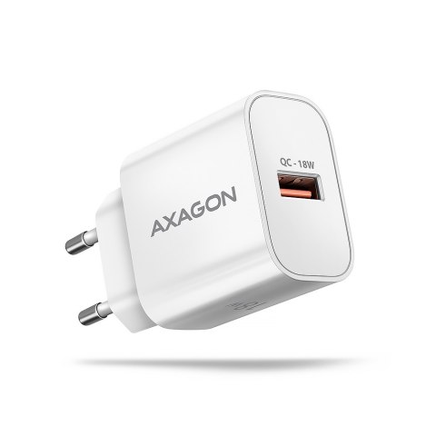 AXAGON Wallcharger 1x port USB-A, QC3.0/AFC/FCP/Apple, 18W | ACU-QC18W AXAGON Wallcharger 1x port USB-A, QC3.0/AFC/FCP/Apple, 18W | ACU-QC18W