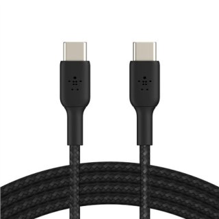 Belkin | Kabel USB-C | Męski | 24-pinowy USB-C | Męski | 24-pinowy USB-C | Czarny | 1 m