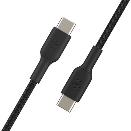 Belkin | Kabel USB-C | Męski | 24-pinowy USB-C | Męski | 24-pinowy USB-C | Czarny | 1 m Belkin | Kabel USB-C | Męski | 24-pinowy USB-C | Męski | 24-pinowy USB-C | Czarny | 1 m