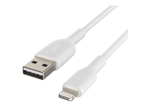 Belkin | Męski | 4-pinowy USB Typ A | Męski | Apple Lightning | Biały | 1 m Belkin | Męski | 4-pinowy USB Typ A | Męski | Apple Lightning | Biały | 1 m