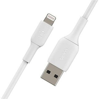 Belkin | Męski | 4-pinowy USB Typ A | Męski | Apple Lightning | Biały | 2 m