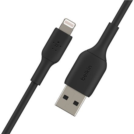 Belkin | Męski | 4-pinowy USB Typ A | Męski | Apple Lightning | Czarny | 15 cm Belkin | Męski | 4-pinowy USB Typ A | Męski | Apple Lightning | Czarny | 15 cm
