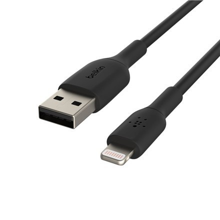 Belkin | Męski | 4-pinowy USB Typ A | Męski | Apple Lightning | Czarny | 15 cm Belkin | Męski | 4-pinowy USB Typ A | Męski | Apple Lightning | Czarny | 15 cm