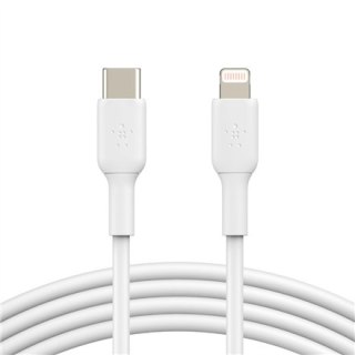 Belkin | Męski | Apple Lightning | Męski | 24-pinowy USB-C | Biały | 1 m