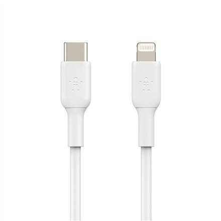 Belkin | Męski | Apple Lightning | Męski | 24-pinowy USB-C | Biały | 1 m Belkin | Męski | Apple Lightning | Męski | 24-pinowy USB-C | Biały | 1 m