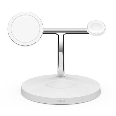 Belkin | Pro MagSafe 3w1 Wireless Charging Stand + zasilacz sieciowy | BOOST CHARGE Belkin | Pro MagSafe 3w1 Wireless Charging Stand + zasilacz sieciowy | BOOST CHARGE