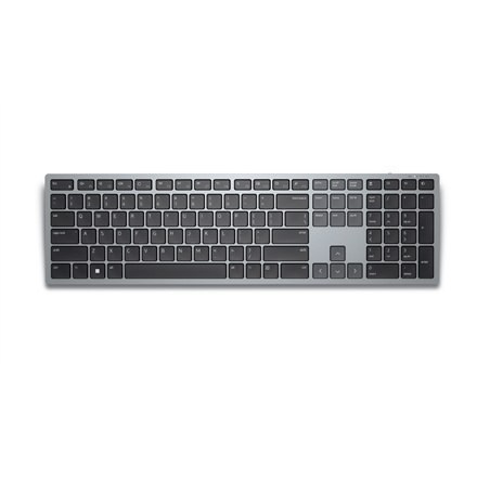 Bezprzewodowa Klawiatura Dell KB700 w kolorze Titan Gray - Technologia 2.4 GHz i Bluetooth 5.0, Układ RU, Wysokość Regulowana, K