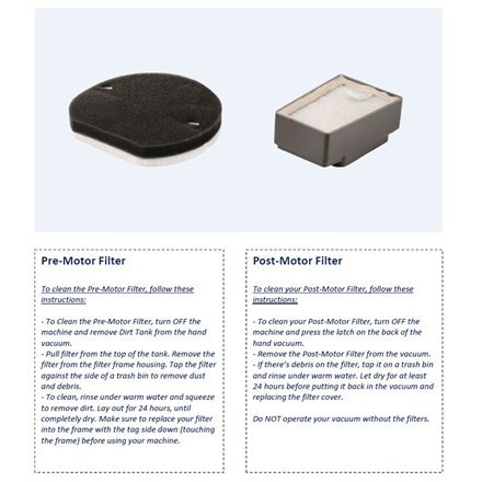 Bissell | Icon Washable Vacuum Filters | No ml | 1 szt. Bissell | Icon Washable Vacuum Filters | No ml | 1 szt.