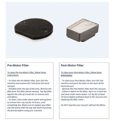 Bissell | Icon Washable Vacuum Filters | No ml | 1 szt. Bissell | Icon Washable Vacuum Filters | No ml | 1 szt.