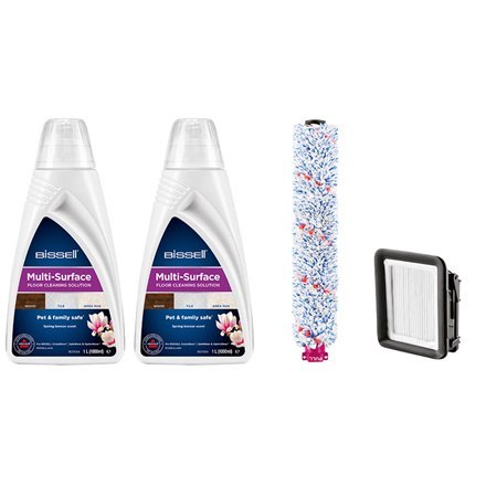 Bissell | Zestaw czyszczący | MultiSurface (2x detergenty + szczotka + filtr) Bissell | Zestaw czyszczący | MultiSurface (2x detergenty + szczotka + filtr)