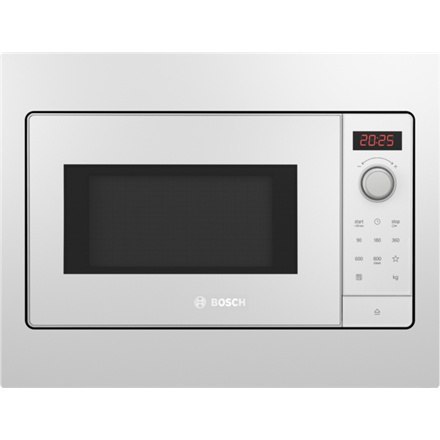 Bosch | BFL523MW3 | Kuchenka mikrofalowa | Do zabudowy | 800 W | Biały Bosch | BFL523MW3 | Kuchenka mikrofalowa | Do zabudowy | 800 W | Biały