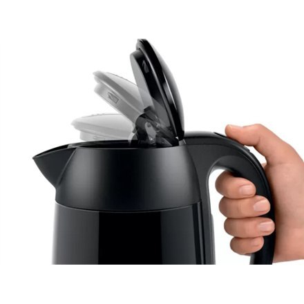 Bosch | Kettle | DesignLine TWK3P423 | Electric | 2400 W | 1.7 L | Stainless steel | 360° rotational base | Jet black polished Bosch | Kettle | DesignLine TWK3P423 | Electric | 2400 W | 1.7 L | Stainless steel | 360° rotational base | Jet black polished