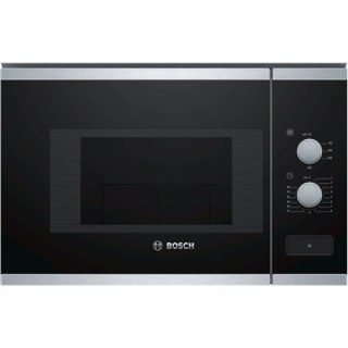 Bosch | Kuchenka mikrofalowa | BFL520MS0 | Do zabudowy | 20 L | 800 W | Stal nierdzewna/czarny