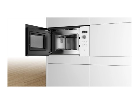 Bosch | Kuchenka mikrofalowa | BFL524MW0 | Do zabudowy | 20 L | 800 W | Biały Bosch | Kuchenka mikrofalowa | BFL524MW0 | Do zabudowy | 20 L | 800 W | Biały