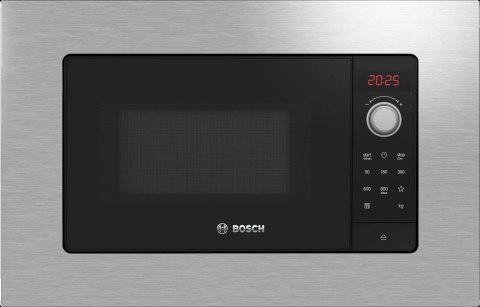 Bosch | Kuchenka mikrofalowa | BFL623MS3 | Do zabudowy | 20 L | 800 W | Stal nierdzewna Bosch | Kuchenka mikrofalowa | BFL623MS3 | Do zabudowy | 20 L | 800 W | Stal nierdzewna