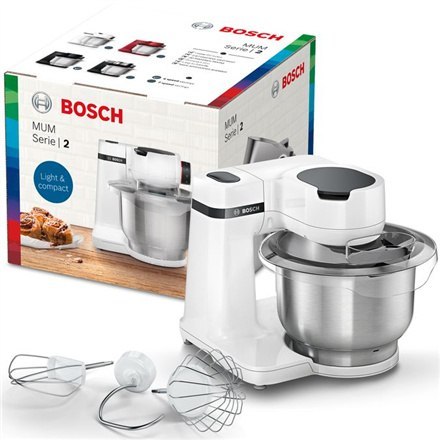 Bosch | MUMS2EW00 | 700 W | MUM Serie Kitchen Machine | Number of speeds 4 | Bowl capacity 3.8 L | White Bosch | MUMS2EW00 | 700 W | MUM Serie Kitchen Machine | Number of speeds 4 | Bowl capacity 3.8 L | White