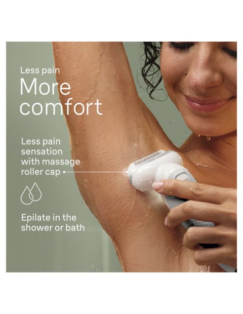 Braun Epilator | SES9-341 Silk-épil 9 | Operating time (max) 50 min | Number of power levels 2 | Wet & Dry | White Braun Epilator | SES9-341 Silk-épil 9 | Operating time (max) 50 min | Number of power levels 2 | Wet & Dry | White