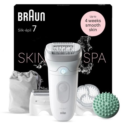 Braun | Epilator | Silk-épil SE7-081 | Operating time (max) 40 min | Number of power levels 1 | Wet & Dry | White Braun | Epilator | Silk-épil SE7-081 | Operating time (max) 40 min | Number of power levels 1 | Wet & Dry | White