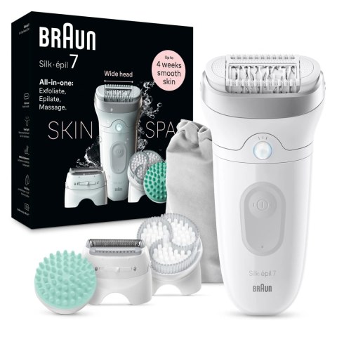 Braun | Epilator | Silk-épil SE7-081 | Operating time (max) 40 min | Number of power levels 1 | Wet & Dry | White Braun | Epilator | Silk-épil SE7-081 | Operating time (max) 40 min | Number of power levels 1 | Wet & Dry | White