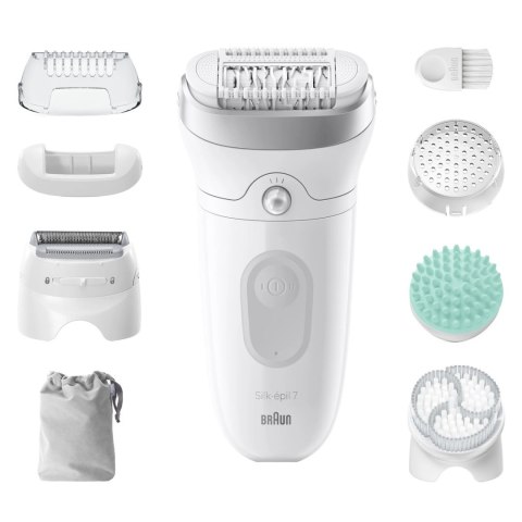 Braun | Epilator | Silk-épil SE7-081 | Operating time (max) 40 min | Number of power levels 1 | Wet & Dry | White Braun | Epilator | Silk-épil SE7-081 | Operating time (max) 40 min | Number of power levels 1 | Wet & Dry | White
