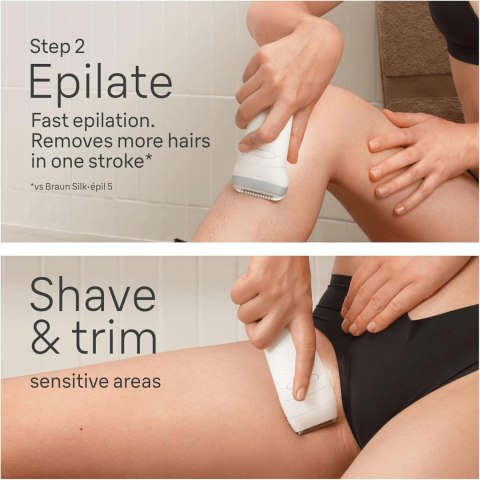 Braun | Epilator | Silk-épil SE7-081 | Operating time (max) 40 min | Number of power levels 1 | Wet & Dry | White Braun | Epilator | Silk-épil SE7-081 | Operating time (max) 40 min | Number of power levels 1 | Wet & Dry | White