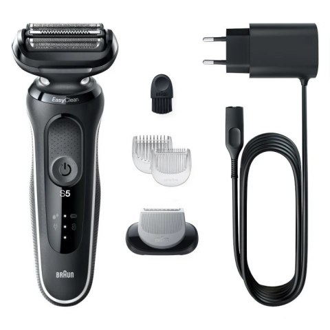 Braun Shaver 51-W1600s Operating time (max) 50 min Wet & Dry Black/White Braun Shaver 51-W1600s Operating time (max) 50 min Wet & Dry Black/White