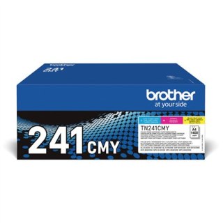 Brother | 241CMY | Żółty | Cyjan | Magenta | Kaseta z tonerem | 1400 stron