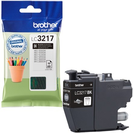 Brother | 3217BK | Czarny | Wkład atramentowy | 550 stron Brother | 3217BK | Czarny | Wkład atramentowy | 550 stron