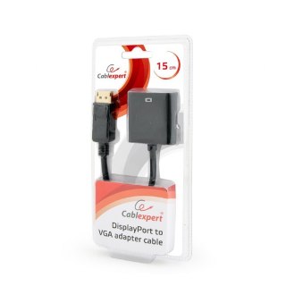 Cablexpert | 15 pin HD D-Sub (HD-15) | żeński | 20 pin DisplayPort | męski | czarny | 0,15 m