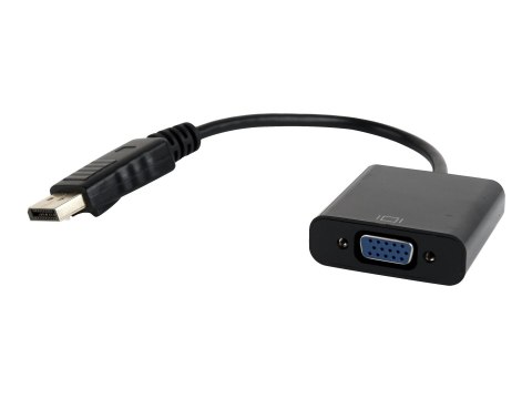 Cablexpert | 15 pin HD D-Sub (HD-15) | żeński | 20 pin DisplayPort | męski | czarny | 0,15 m Cablexpert | 15 pin HD D-Sub (HD-15) | żeński | 20 pin DisplayPort | męski | czarny | 0,15 m
