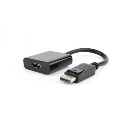 Cablexpert | Adapter wideo | 19-pinowe HDMI typu A | żeńskie | 20-pinowe DisplayPort | męskie | czarne | 0,1 m Cablexpert | Adapter wideo | 19-pinowe HDMI typu A | żeńskie | 20-pinowe DisplayPort | męskie | czarne | 0,1 m