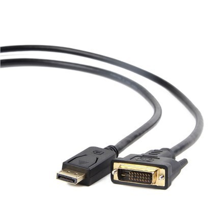 Cablexpert | CC-DPM-DVIM | Kabel DVI | Męski | 24+1 pin cyfrowy DVI | Męski | 20 pin DisplayPort | 1 m | Czarny Cablexpert | CC-DPM-DVIM | Kabel DVI | Męski | 24+1 pin cyfrowy DVI | Męski | 20 pin DisplayPort | 1 m | Czarny