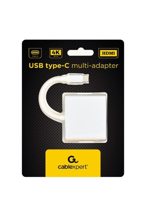 Cablexpert | Stacja dokująca | USB-C 3.1 / Thunderbolt 3 | Srebrny Cablexpert | Stacja dokująca | USB-C 3.1 / Thunderbolt 3 | Srebrny