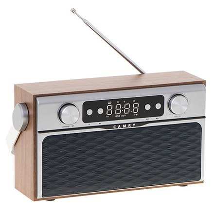 Camry | Radio Bluetooth | CR 1183 | 16 W | AUX in | Drewniane Camry | Radio Bluetooth | CR 1183 | 16 W | AUX in | Drewniane