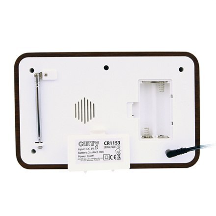 Camry | Radio cyfrowe | CR 1153 | 5 W | Biały/ciemny Camry | Radio cyfrowe | CR 1153 | 5 W | Biały/ciemny