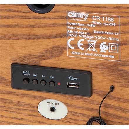 Camry | Retro Radio | CR 1188 | Drewniane Camry | Retro Radio | CR 1188 | Drewniane