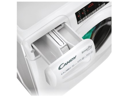 Candy Washing Machine with Dryer | COW 4644TWM6/1-S | Energy efficiency class A/E | Front loading | Washing capacity 6 kg | 1400 Candy Washing Machine with Dryer | COW 4644TWM6/1-S | Energy efficiency class A/E | Front loading | Washing capacity 6 kg | 1400