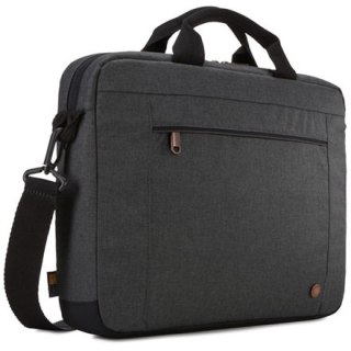 Case Logic | Era Attaché | Pasuje do rozmiaru 14 " | Messenger - Briefcase | Obsidian | Pasek na ramię