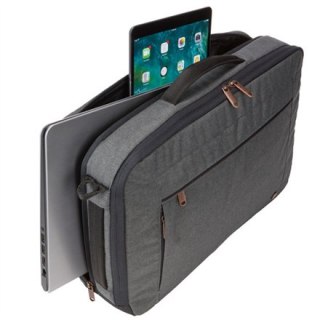 Case Logic | Era Hybrid Briefcase | Pasuje do rozmiaru 15,6 " | Messenger - Briefcase/Backpack | Obsidian | Pasek na ramię