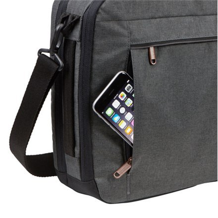 Case Logic | Era Hybrid Briefcase | Pasuje do rozmiaru 15,6 " | Messenger - Briefcase/Backpack | Obsidian | Pasek na ramię Case Logic | Era Hybrid Briefcase | Pasuje do rozmiaru 15,6 " | Messenger - Briefcase/Backpack | Obsidian | Pasek na ramię