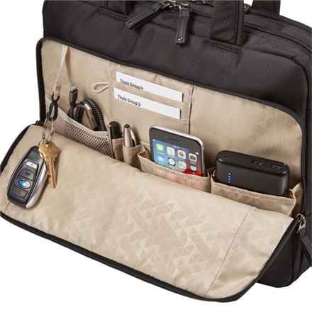 Case Logic | Pasuje do rozmiaru 14 " | Slim Briefcase | NOTIA-114 | Czarny | Pasek na ramię