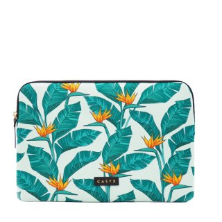 Casyx | Pasuje do rozmiaru 13"/14"| Casyx dla MacBook | SLVS-000008 | Rękaw | Birds of Paradise | Wodoodporny