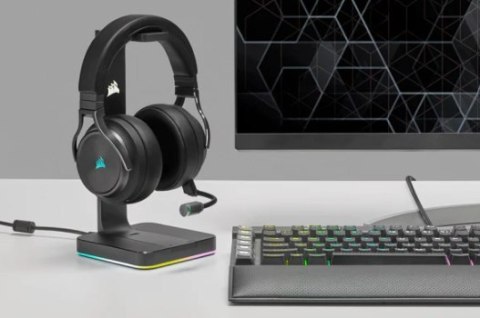 Corsair | High-Fidelity Gaming Headset | VIRTUOSO RGB WIRELESS XT | Wireless/Wired | Over-Ear | Wireless | Black Corsair | High-Fidelity Gaming Headset | VIRTUOSO RGB WIRELESS XT | Wireless/Wired | Over-Ear | Wireless | Black