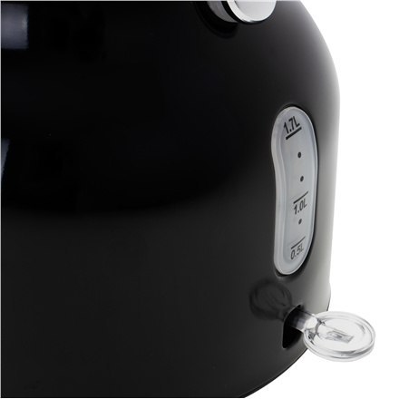 Czajnik z termometrem Adler AD 1346b | Elektryczny | 2200 W | 1.7 L | Ze stali nierdzewnej | Obracana podstawa 360° | Kolor czar Czajnik z termometrem Adler AD 1346b | Elektryczny | 2200 W | 1.7 L | Ze stali nierdzewnej | Obracana podstawa 360° | Kolor czar