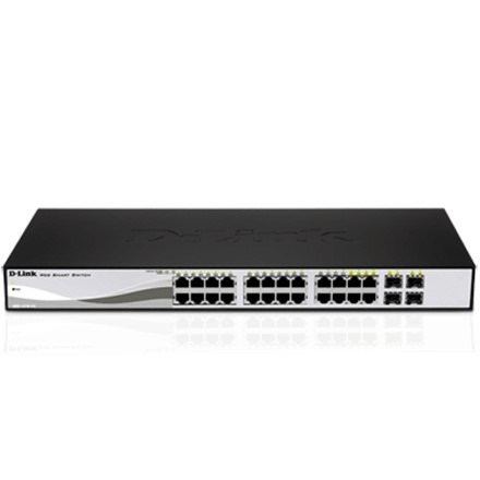 D-LINK DGS-1210-20, Gigabit Smart Switch with 16 10/100/1000Base-T ports and 4 Gigabit MiniGBIC (SFP) ports, 802.3x Flow Control D-LINK DGS-1210-20, Gigabit Smart Switch with 16 10/100/1000Base-T ports and 4 Gigabit MiniGBIC (SFP) ports, 802.3x Flow Control