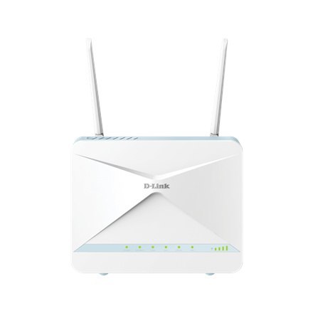 D-Link | AX1500 4G CAT6 Smart Router | G416/E | 802.11ax | 300+1201 Mbit/s | 10/100/1000 Mbit/s | Porty Ethernet LAN (RJ-45) 3 | D-Link | AX1500 4G CAT6 Smart Router | G416/E | 802.11ax | 300+1201 Mbit/s | 10/100/1000 Mbit/s | Porty Ethernet LAN (RJ-45) 3 |